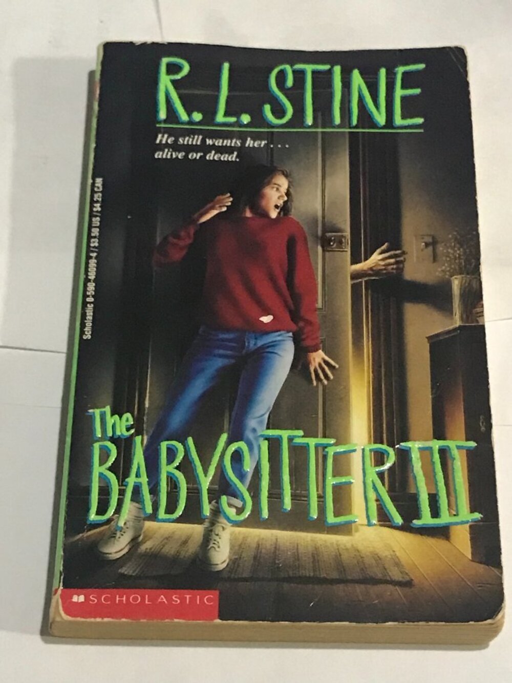 The Babysitter 3 R.L. Stine 1993 Vintage Scholastic Paperback Point Horror